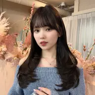 【7/2.7/3限定クーポン♡】韓国レイヤーカット➕水光感カラー➕うる艶トリートメント🧴