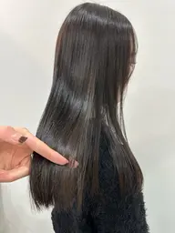 【新規限定！美髪ケア】カラー＋うる艶酸熱トリートメント💎ワンカラーで柔らかいツヤ髪に！（ロング料金なし）