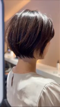 【ボブより短いショートヘア限定】似合わせカット×ダメージケアトリートメント