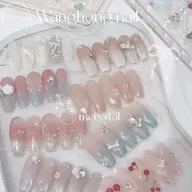 【オフなしの🙅♀️方自爪にジェルがついていない方】🎀ワンホンネイル🎀