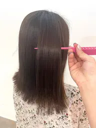 🪽 酸性ストレート + 3stepトリートメント 🪽