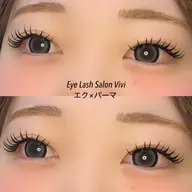 エク(60束)×パーマ 付け足し