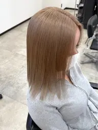 【ダメージが気になる方へ髪補修🙆♀️】ダブルカラー(ブリーチ込み)+ダメージ補修トリートメント✨