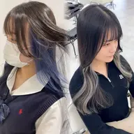 💎50%OFFお洒落インナーカラー💎 インナーブリーチ+カラー