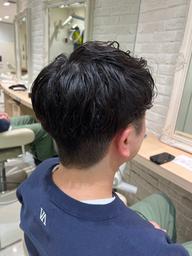 メンズカット+パーマ