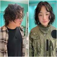 お試しプライス🍕【ニュアンス・フェザー・縦落ち・スパイラルなど✨】cut＋レディース/メンズパーマ