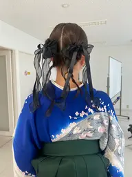 卒業式クーポン🌸【袴着付け&ヘアセット】早朝OK👌ペア割あり👌※詳細確認お願いいたします❣️