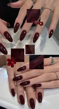ワンカラー✨うるつや仕上げ🍒