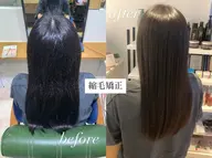 【ミニモ限定価格✨】髪質改善 オベリスクストレート（全体）