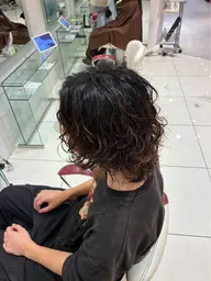 カット+パーマ(ショート、ボブ向け)