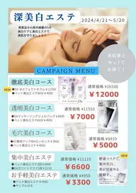 お気軽美白エステ　毛穴引き締め化粧水セット