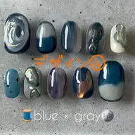 【練習モデル様募集】ニュアンスネイル🍂デザインNo.④