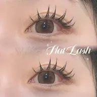 ✧高持続✧🌟ミニモ限定🌟LEDフラットラッシュ80本☁️ྀི束感コーティング仕上げ🍒◎