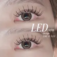 🌟LEDエクステ🌟100~140本/本数変更可能🙆🏻‍♀️/通常オフ無料/LEDオフ➕550円
