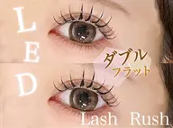 【すぐ予約不可】🩵ハリウッドLEDマツエク🩵"ダブルフラット100本"