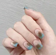 【オフなし】ニュアンス塗りかけネイル👒🎗️