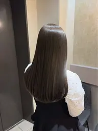 カット➕ブリーチ無しWカラー➕2stepトリートメント