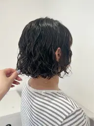 ボブ×パーマ(ケア)