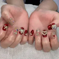 🌟シンプルデザインなつけ放題🌟🎁11800円🎁パーツが思い切りつけられ定額ネイルです✨💗