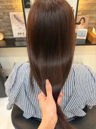⭐️16時以降⭐️【バブル洗浄付】カット+ケアカラー+2stepトリートメント