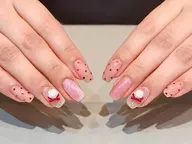 【チップ長さ出し】ワンホンネイル（チップオフあり）　💕新規オフ無料🆓フィルイン🉑能💕美フォルム/ケア込み