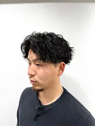 カット×ツイストスパイラルパーマ