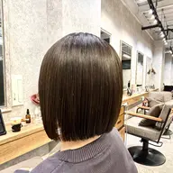 カット+髪質改善カラー+ナチュラルストレート【ケアプロ(トリートメントの促進機)】
