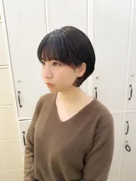 カット+前髪縮毛矯正