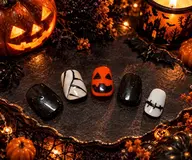 ハロウィンアートネイル