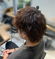 メンズカット+パーマ