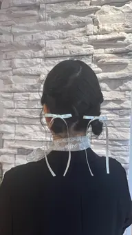 お呼ばれヘアセット 🎀✨