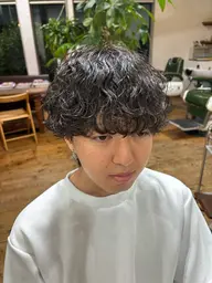 【男性限定】【✨人気パーマ✨】カット+波巻きパーマ