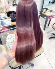 🤍🍒前髪カット+ワンカラー+水トリートメント🍒🤍