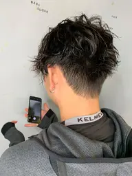 【男性限定】 メンズカット×眉毛カット×10分スパ　¥6500