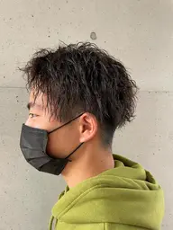 メンズカット+眉毛カット7,700→6,900円