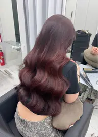 【韓国っぽ暖色艶カラー🍒】ワンカラー+トリートメント🥣🤍