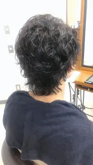 デザインcut+相談パーマ🙏