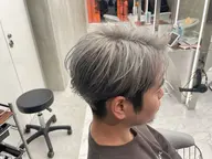 【メンズ限定】カット+ダブルカラー(ブリーチ込み)✨️+トリートメント🧖 心斎橋