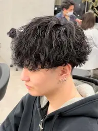 【リピータークーポン】メンズカット+パーマ🔥波まき,スパイラル,ツイストなど🔥