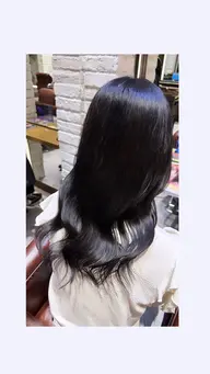透明感カラー🖤⟡.·