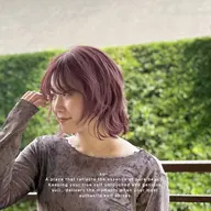 カット+ ブリーチなしダブルカラー + Aujua トリートメント