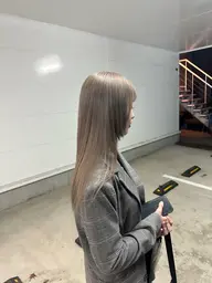 🧊当日限定価格🧊透明感◎ワンカラー[ブリーチなし]＋韓国式水トリートメント込み💧