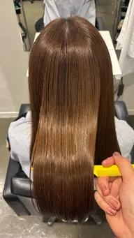 艶カラー+トリートメント
