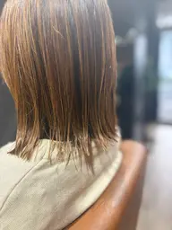カット+オーガニックヘアカラー(ミディアム)+トリートメント