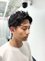 カット＋ツイストスパイラルパーマ＋眉毛アイブロウ¥11000