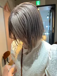 【ハイトーンカラー🌈✨】カット+2回ブリーチ+オンカラー(ケアブリーチ)