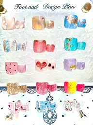 🎀フット定額ネイル オフ込み🎀ハンドデザインからも選択可能‼️