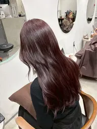 【平日限定‼️】暖色カラー🍒    肌までキレイに見える、透明感暖色カラー