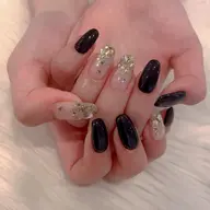 💅ワンカラーorラメグラデーション➕4本シンプルアート💅