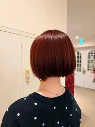 似合わせカット+透明感カラー